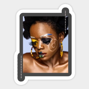 African Beauty Sticker